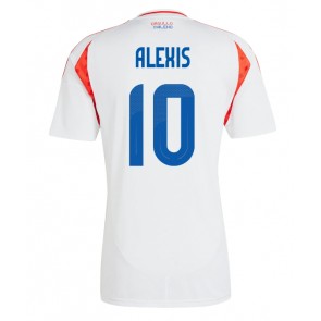 Čile Alexis Sanchez #10 Gostujuci Dres Copa America 2024 Kratak Rukavima